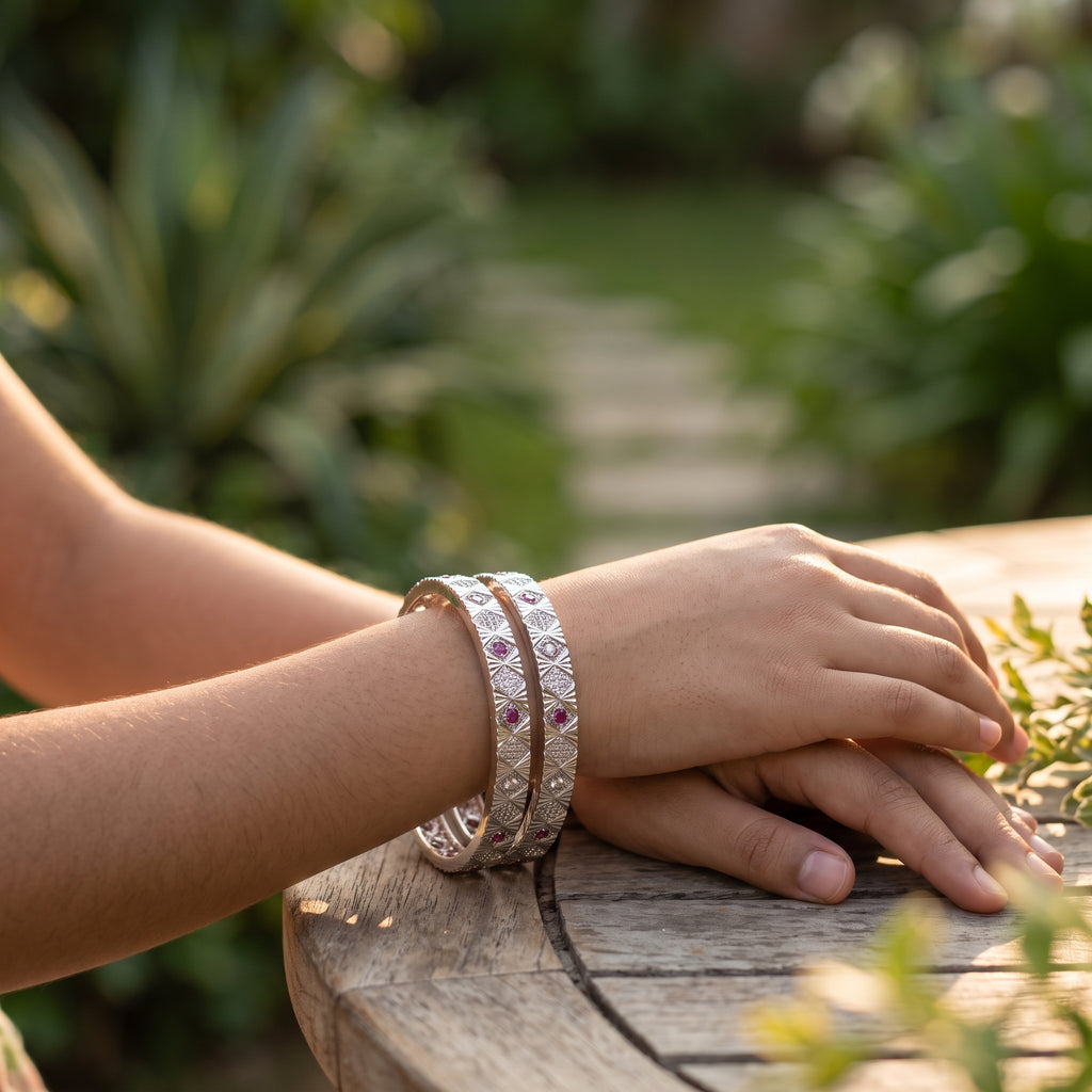 Jwelisha Kids Kada – Premium Stone-Studded Bangle for Girls