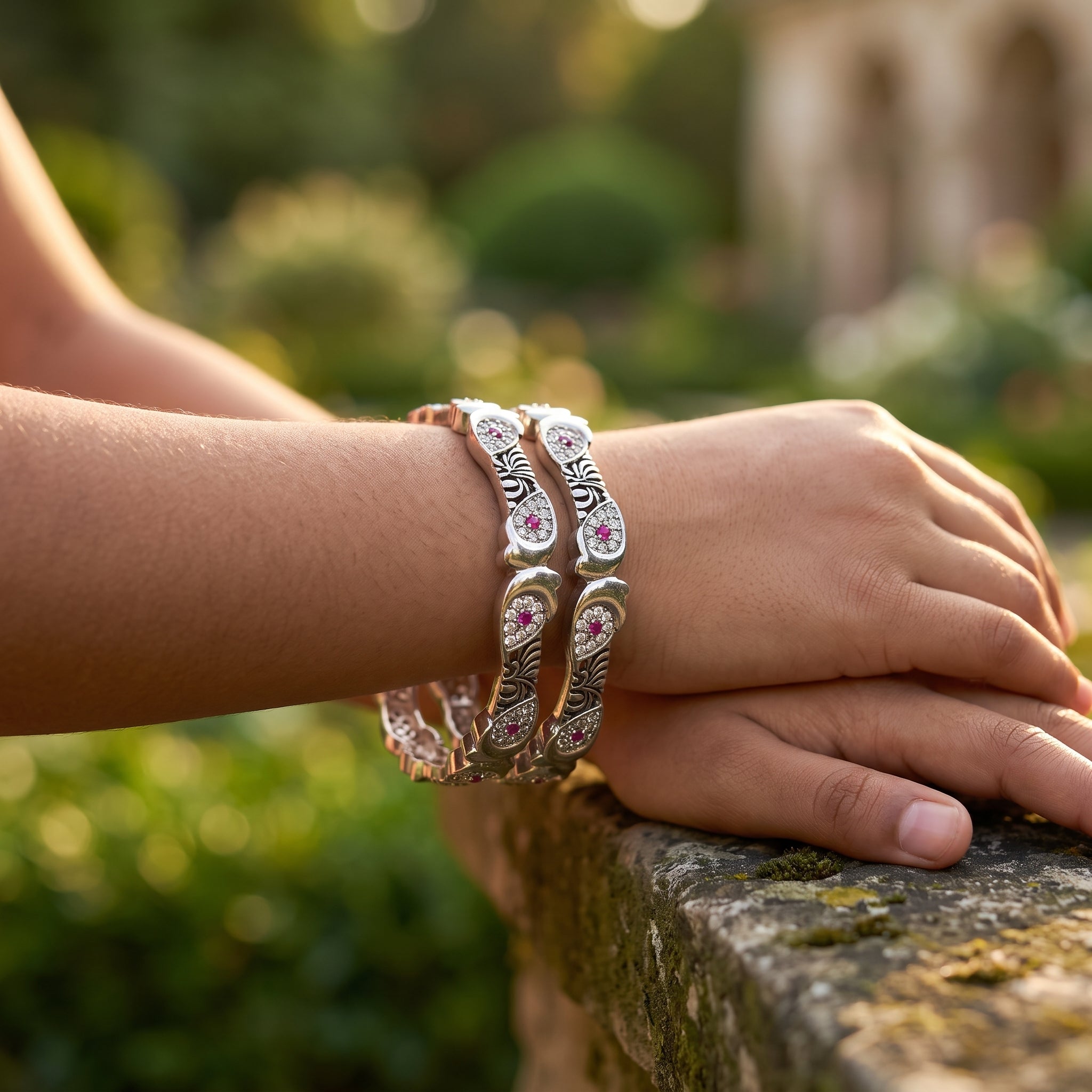 Jwelisha Kids Kada – Premium Stone-Studded Bangle for Girls