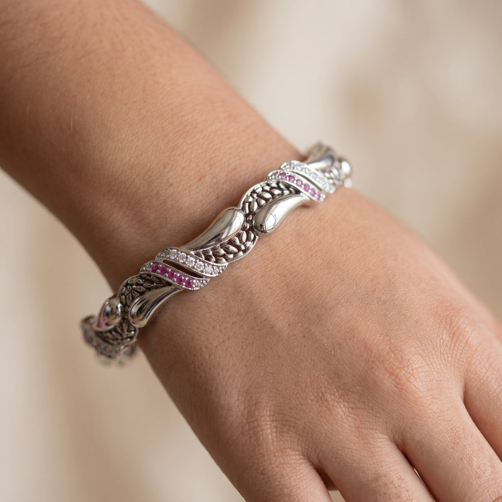 Jwelisha Kids Kada – Premium Stone-Studded Bangle for Girls