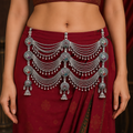 SP Kandora German Silver Traditional Necklace | 0 Touch Silver Plated Jewellery for Women