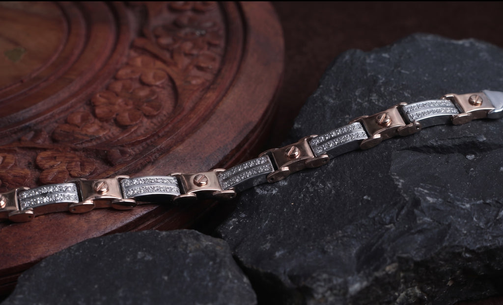 Luxury German Silver 0 Touch Silver Plated Bracelet – Premium Imitation Jewellery