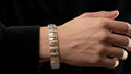 The Signature Two-Tone Link Bracelet — Handcrafted Men's Statement Piece