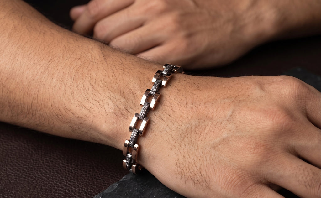 Luxury German Silver 0 Touch Silver Plated Bracelet – Premium Imitation Jewellery