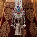 Traditional Peacock Art Jewellery with Premium German Silver Finish