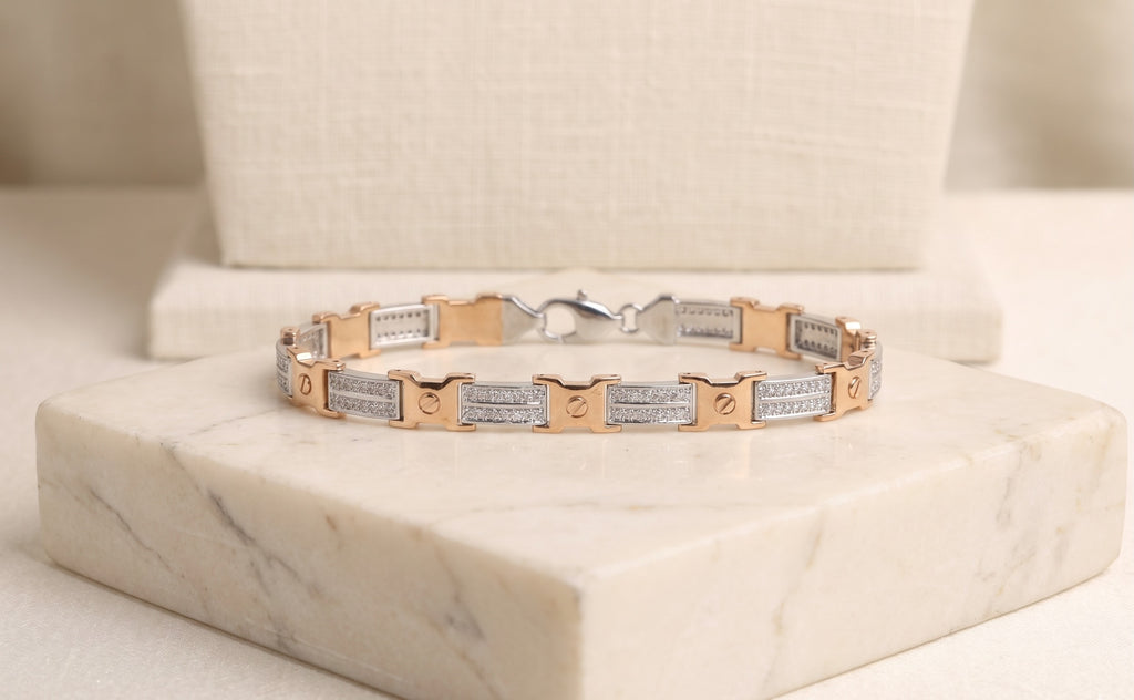 Luxury German Silver 0 Touch Silver Plated Bracelet – Premium Imitation Jewellery