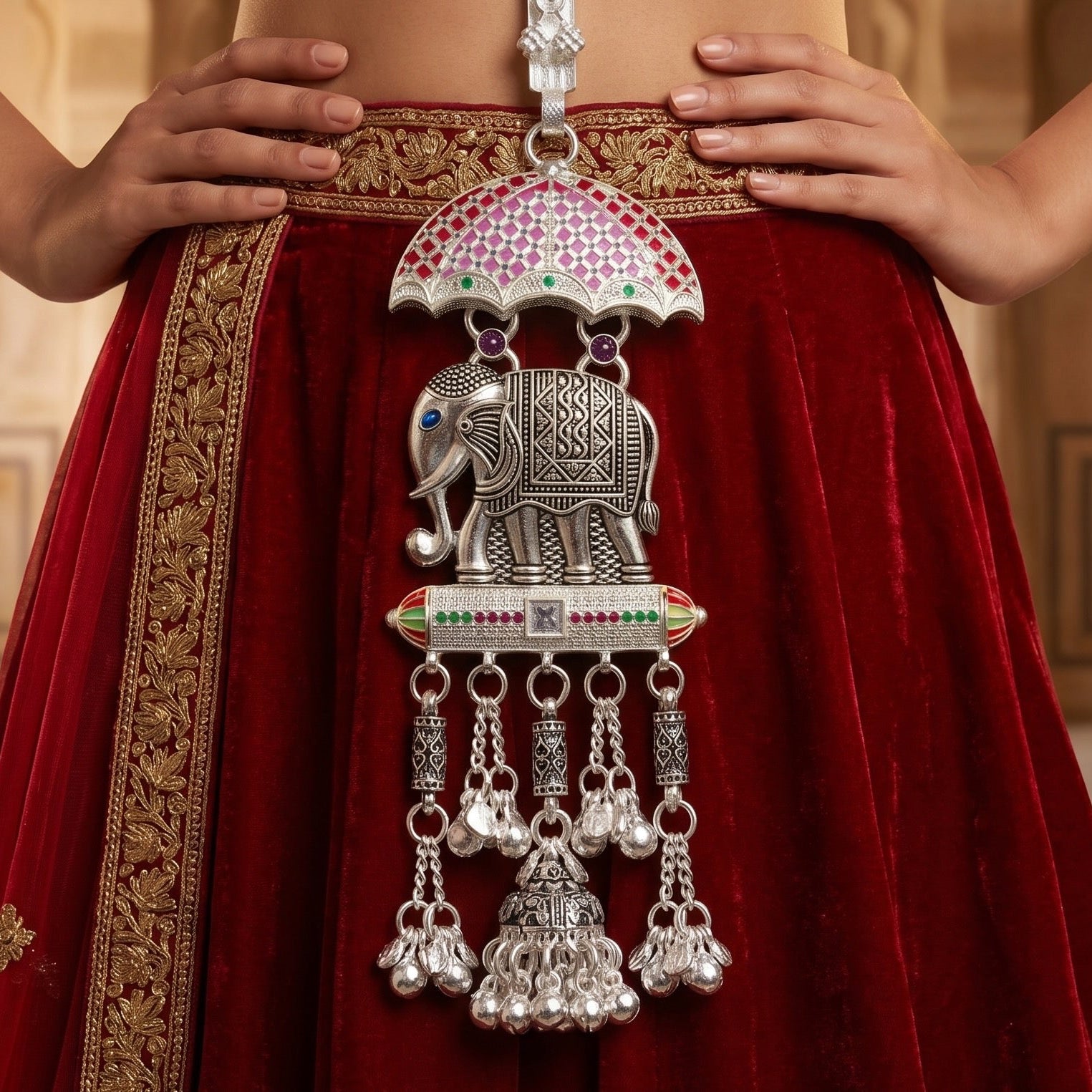 Traditional  Art Jewellery with Premium German Silver Finish