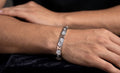 Luxury German Silver 0 Touch Silver Plated Bracelet – Premium Imitation Jewellery