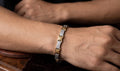 Luxury German Silver 0 Touch Silver Plated Bracelet – Premium Imitation Jewellery