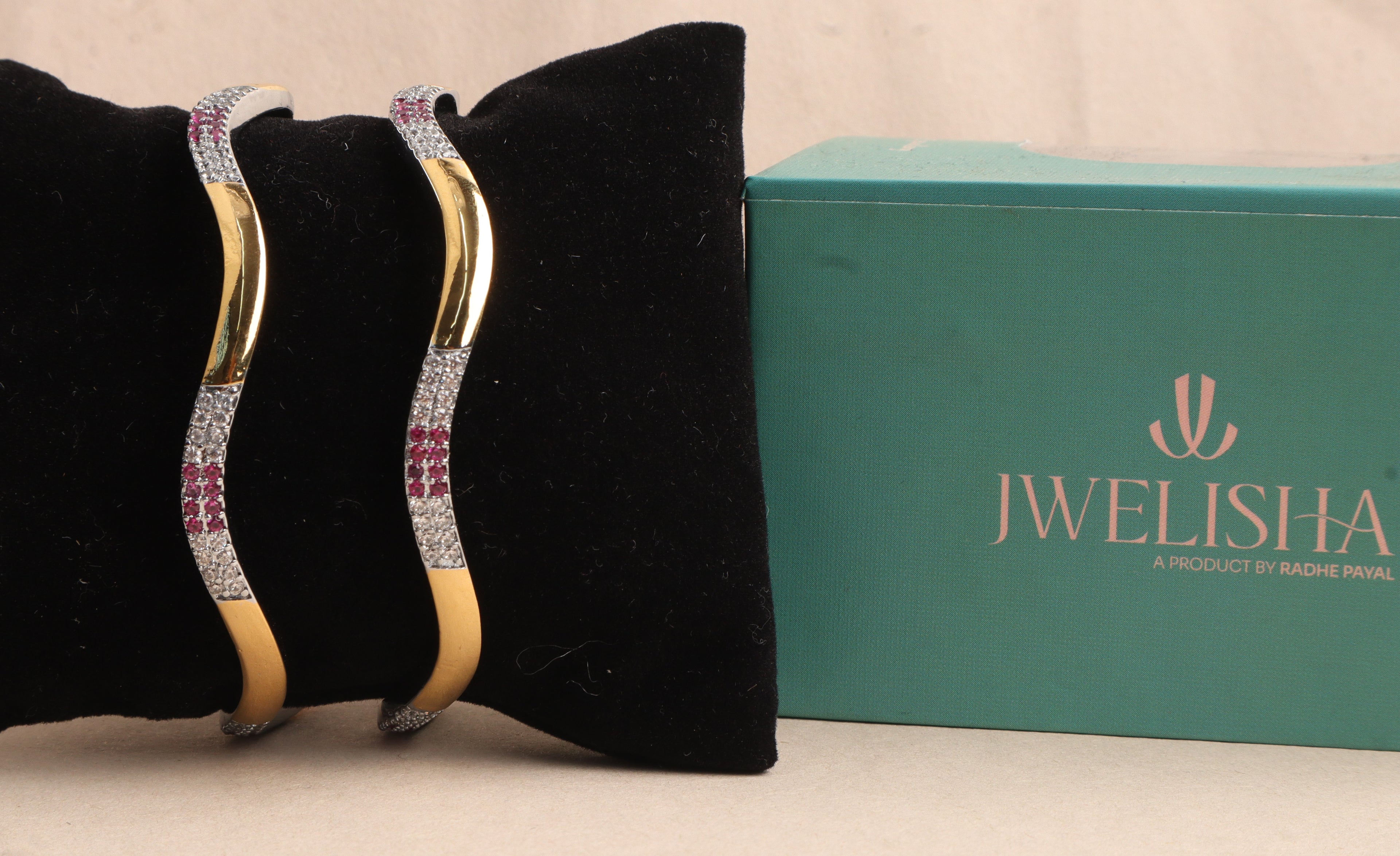 Luxury Silver-Plated German Silver Bangles | Jwelisha