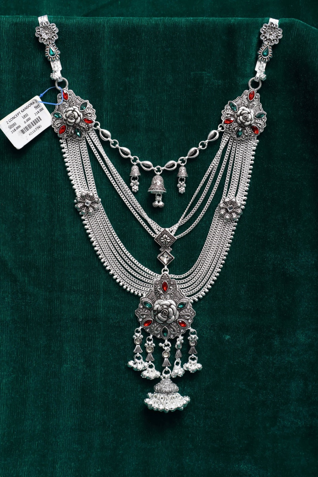 Traditional Designer Kandora | Silver Plated Ethnic Jewellery for Women