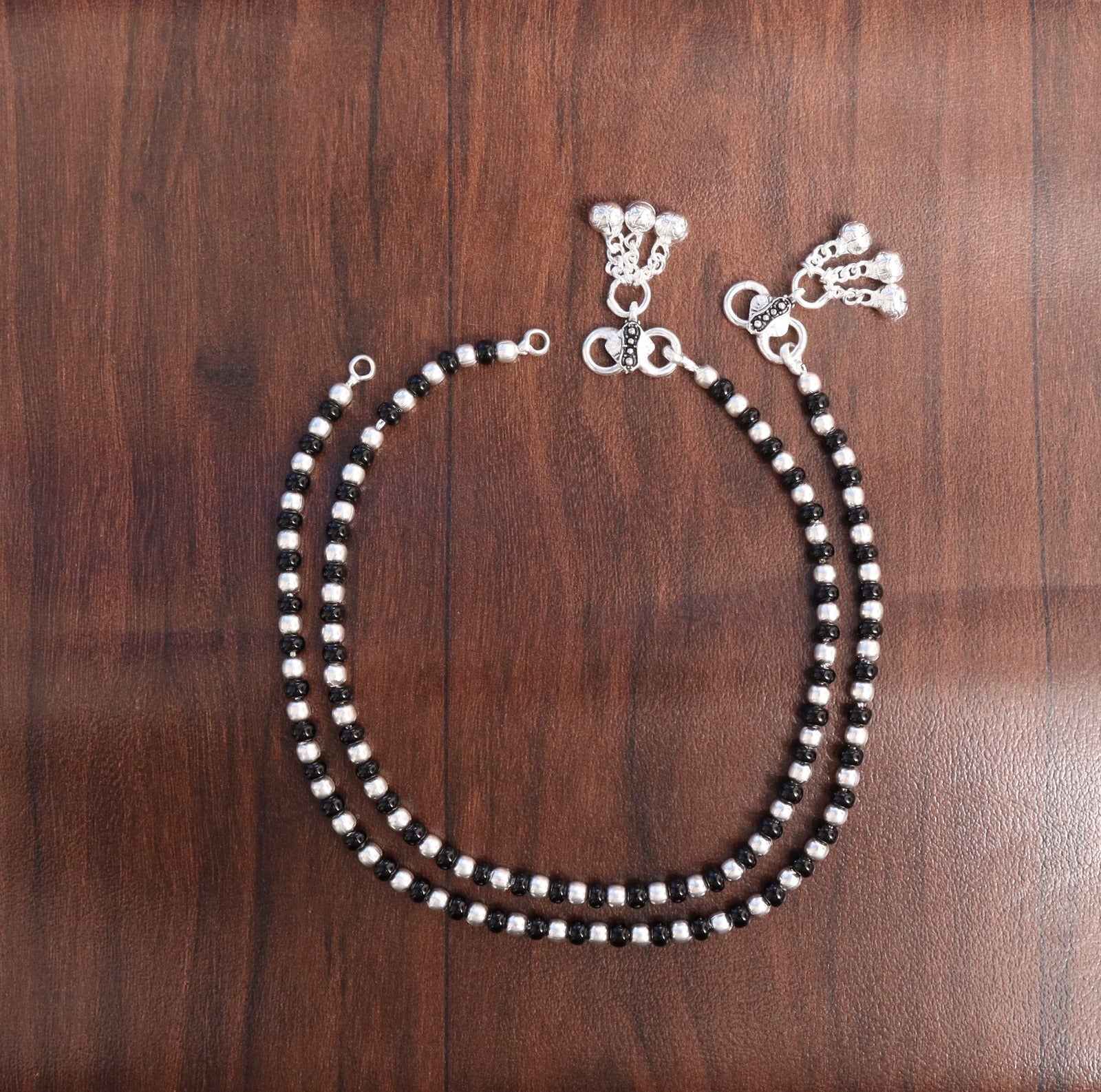 Premium German Silver Payal | 0 Touch Silver Plated Anklet for Women