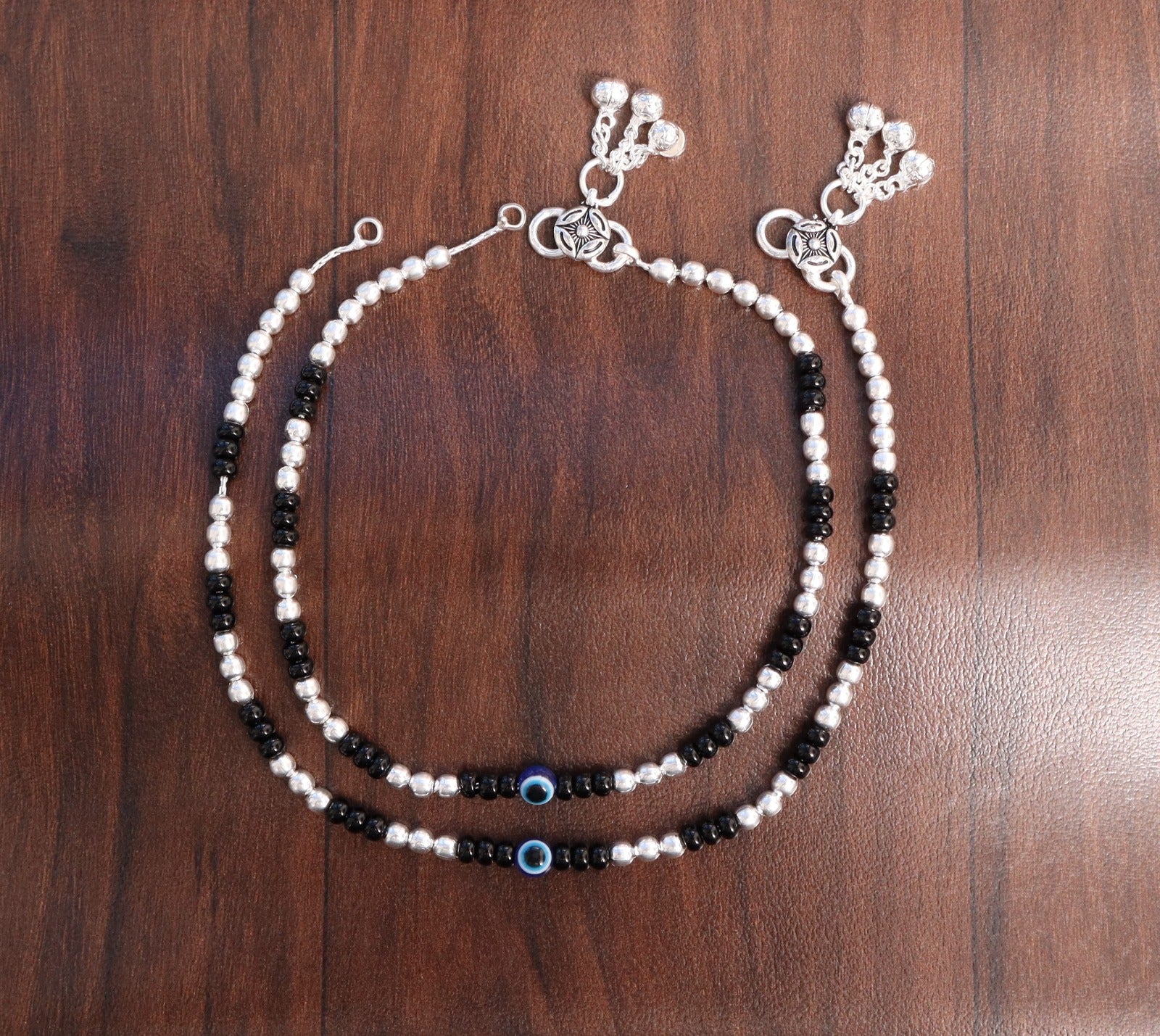 Premium German Silver Payal | 0 Touch Silver Plated Anklet for Women